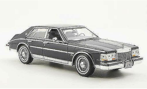 Cadillac Seville Elegante 1/43 Premium X 1980 bleu miniature