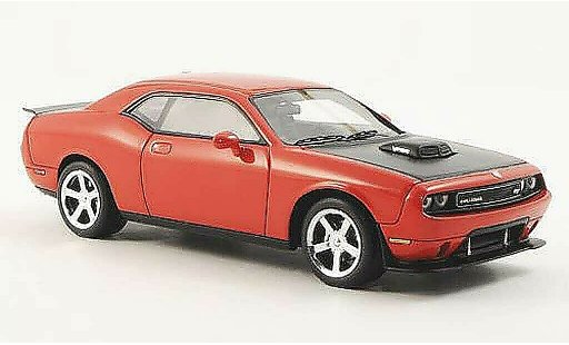 Dodge Challenger 2009 1/43 Premium X SRT10 orangerot/carbon miniature