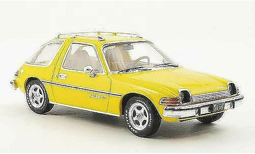 AMC Pacer x auto 1/43 Premium X jaune 1975 miniature