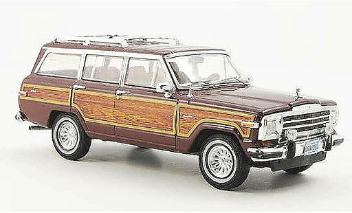 Jeep Wagoneer Base 1/43 Premium X weinrot 1989 miniature
