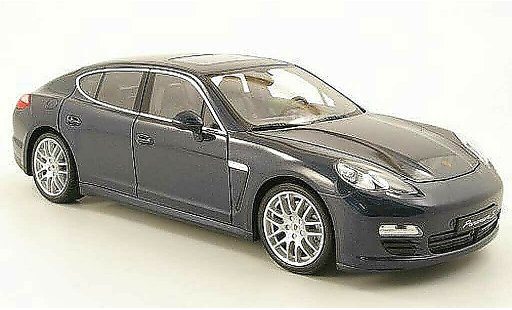 Porsche Panamera S 1/18 Welly bleugrise miniature