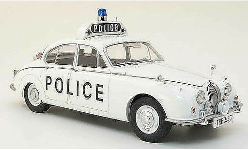 Jaguar 240 Police 1/18 Model Icons staffordshire county and stoke on trent constabulary (gb) rhd miniature