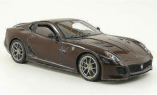 Ferrari 599 GTO 1/18 Hot Wheels Elite rouge owned by michael mann miniature