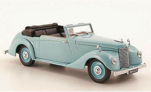 Armstrong Siddeley Hurricane drophead coupe 1/43 Oxford turquoise ouvert miniature
