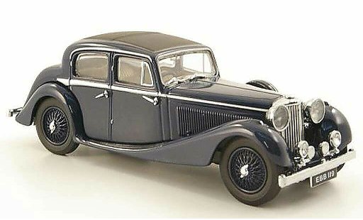 Jaguar SS Base 1/43 Oxford 2.5 litre bleu miniature