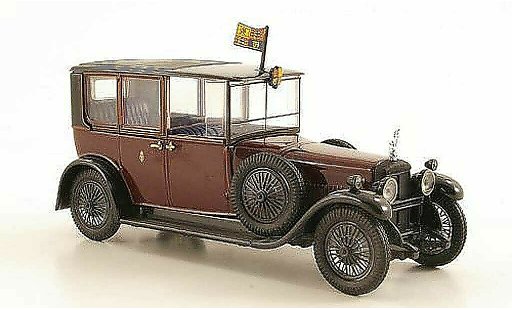 Daimler Double Six Berline 1/43 Oxford 30 Brougham rouge/noire King George V (Sandringham) RHD 1929 miniature