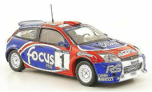 Ford Focus RS WRC 1/43 Hachette No1 Rally de Cangas del Narcea 2002 miniature