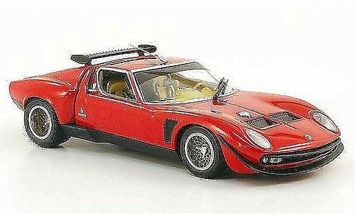 Lamborghini P400 Jota 1/43 Kyosho SVR rouge miniature