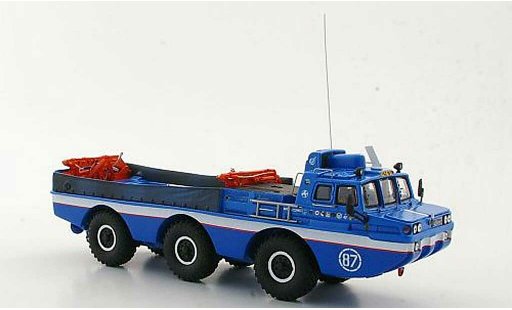 Zil 4906 Base 1/43 DIP Models Blue Bird Gelandefahrzeug avec Kran miniature