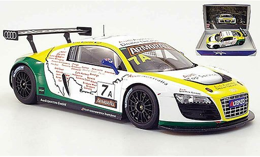 Audi R8 lms 1/18 Spark gt3 no.7 audi.com.au 12h bathurst 2011 m.eddy / c.lowndes / w.luff miniature