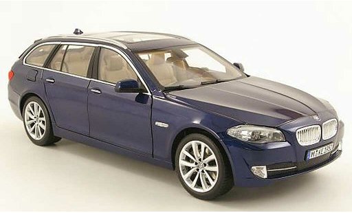 Bmw 550 F11 1/18 Norev touring bleu 2010 miniature