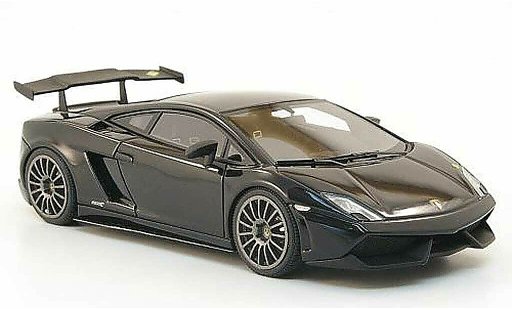 Lamborghini Gallardo LP570-4 1/43 Look Smart Blancpain Edition noire/matnoire 2010 miniature