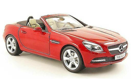 Mercedes Classe SLK Base 1/18 Minichamps (r172) rouge 2011 miniature