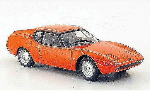Abarth Scorpione SS 1/43 Hachette orange 1968 miniature