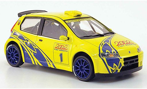 Fiat Punto Rally 1/43 Hachette Abarth Super 1jaune 2002 miniature