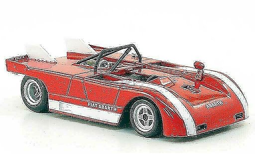 Abarth 2000 Sport Spider 1/43 Hachette (SE021) rouge 1971 miniature