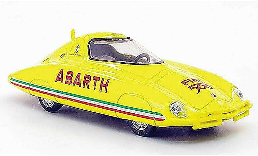 Fiat 500 Abarth 1/43 Hachette Rekordwagen Pinin Farina jaune 1958 miniature