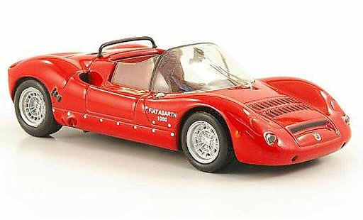 Fiat Abarth 1000 SP 1/43 Hachette rouge 1966 miniature