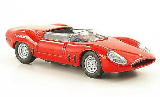 Fiat 2000 Abarth 1/43 Hachette OT Sport Spider rouge 1966 miniature