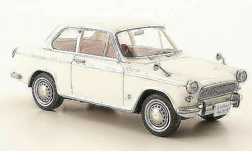 Daihatsu Compagno Berline 1/43 Ebbro Berlina 800 blanche miniature