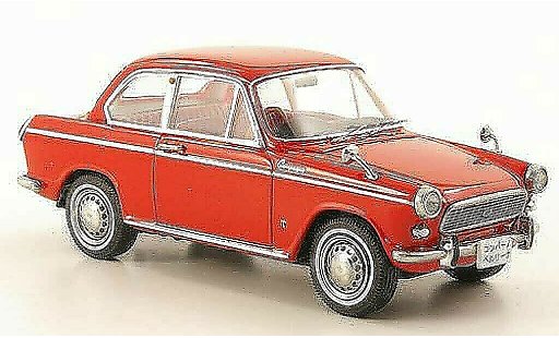Daihatsu Compagno Berline 1/43 Ebbro Berlina 800 rouge miniature