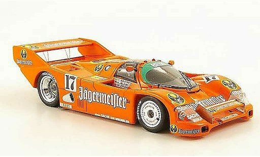 Porsche 962 1986 1/43 Spark No.17 Jagermeister T.Boutsen/F.Jelinski SPA miniature