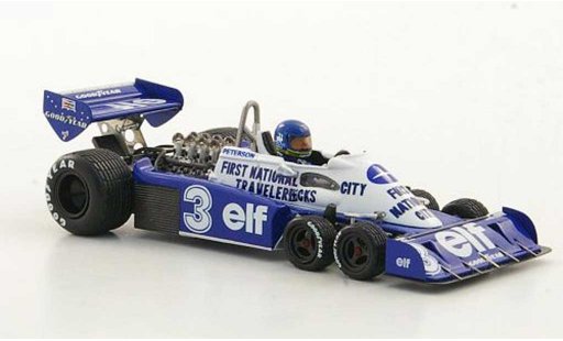 Tyrrell P34 1977 1/43 TrueScale Miniatures No.3 elf R.Peterson GP Belgien miniature