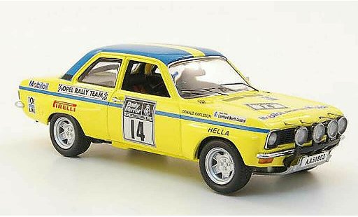 Opel Ascona A Rally 1/43 Schuco No.14Rally Grande-Bretagne 1972 miniature