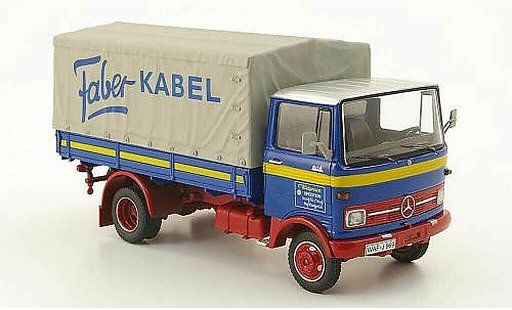 Mercedes LP 608 Pritsche 1/43 Schuco plateau/Plane Kleigrewe - Faber-Kabel miniature