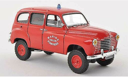 Renault Colorale Base 1/43 Solido 4x4 Marins Pompiers Toulon pompiers (F) 1953 miniature