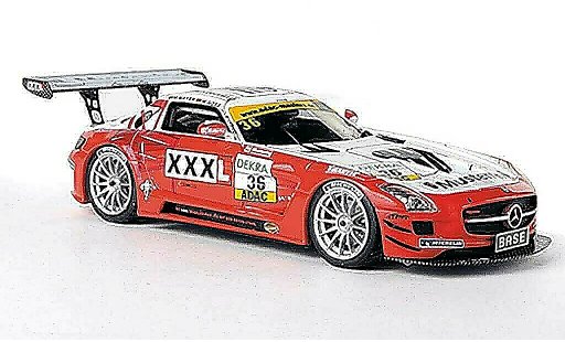 Mercedes SLS GT3 1/43 Schuco AMG No.36 Musterring - MS Racing M.Mayer / M.Gotz ADAC GT Masters-Saison 2011 miniature