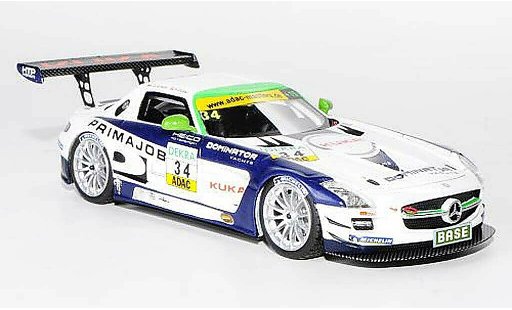 Mercedes SLS GT3 1/43 Schuco AMG No.34 Primajob Team Heico L.D.Arnold / A.Zuber ADAC GT Masters-Saison 2011 miniature