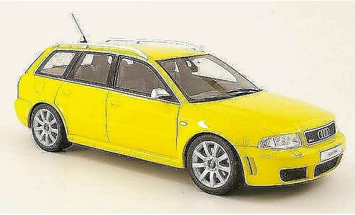 Audi RS4 avant 1/18 Ottomobile jaune miniature