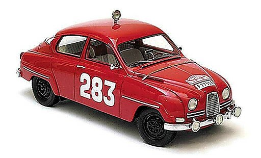Saab 96 Monte Carlo 1/18 Neo No283 Carlsson/Palm Rally 13 miniature