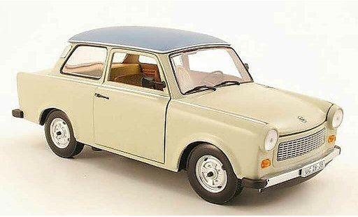 Trabant 601 de luxe 1/18 Sun Star grise beige/grise bleu miniature