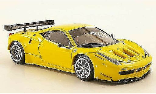 Ferrari 458 Italia GT2 1/43 Look Smart jaune Plain Body Version miniature