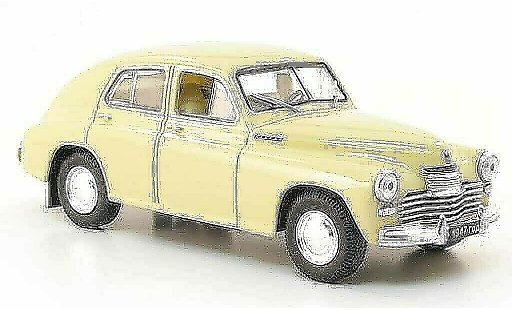 Gaz 20 Pobeda 1/43 Nash Avtoprom beige miniature