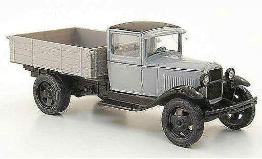 Gaz AA Pritsche 1/43 Nash Avtoprom plateau grise miniature