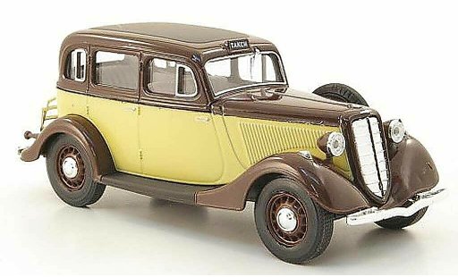 Gaz M1 Taxi 1/43 Nash Avtoprom marron/beige miniature