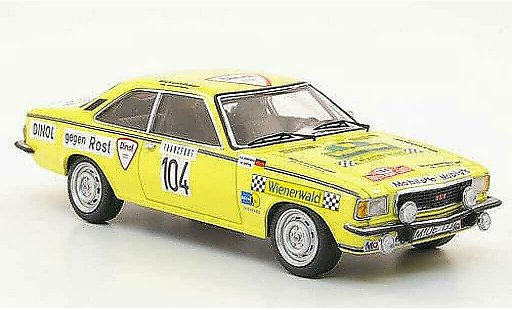 Opel Commodore B 1/43 Schuco GS/E No.104 Lyding/Klemenz Rally Monte Carlo 1976 miniature