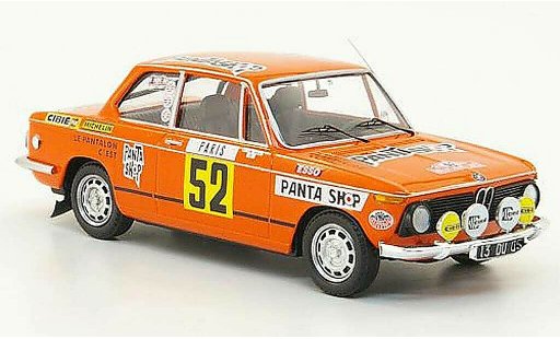 Bmw 2002 tii 1/43 Trofeu No.52 Pantashop Dorche/Vieu Rally Monte Carlo 1977 miniature