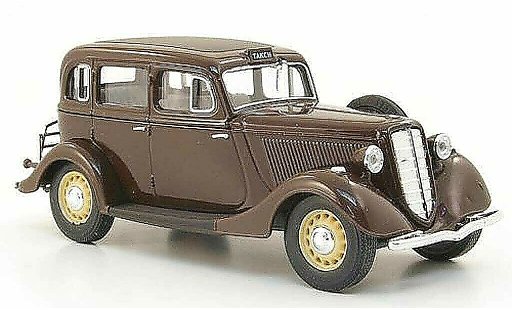 Gaz M1 Taxi 1/43 Nash Avtoprom marron miniature