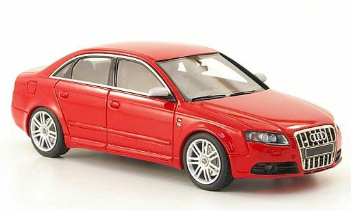 Audi S4 berline 1/43 Look Smart rouge miniature