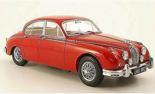 Jaguar MK 2 1/18 Model Icons 3.8 rouge rhd 1962 miniature