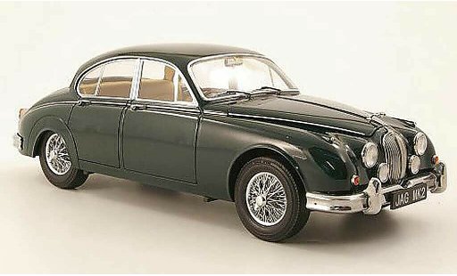 Jaguar MK 2 1/18 Model Icons 3.8 verte rhd 1962 miniature