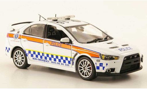 Mitsubishi Lancer Evolution X 1/43 Model Icons Humberside Road Crime Unit miniature