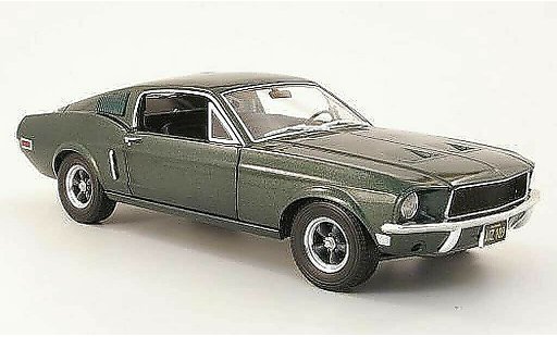 Ford Mustang Bullitt 1/18 Greenlight gt verte 1968 miniature
