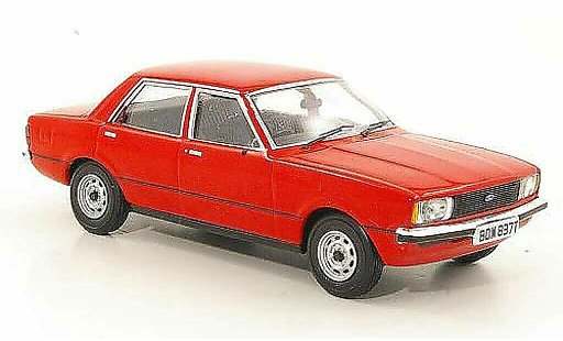 Ford Cortina 1.6L 1/43 Vanguards MkIV rouge RHD miniature