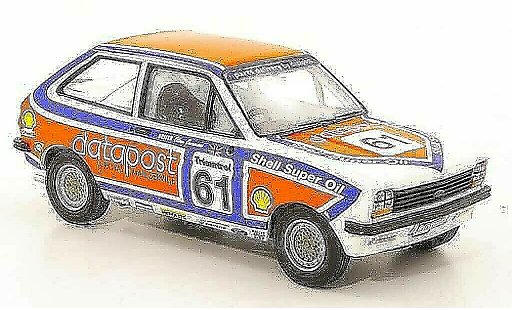 Ford Fiesta 1980 1/43 Vanguards MkI 1300 No.61 A.Curnow Datapost BSCC miniature
