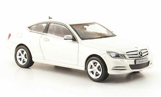 Mercedes Classe C Coupe 1/43 Norev (C204) blanche 2011 miniature